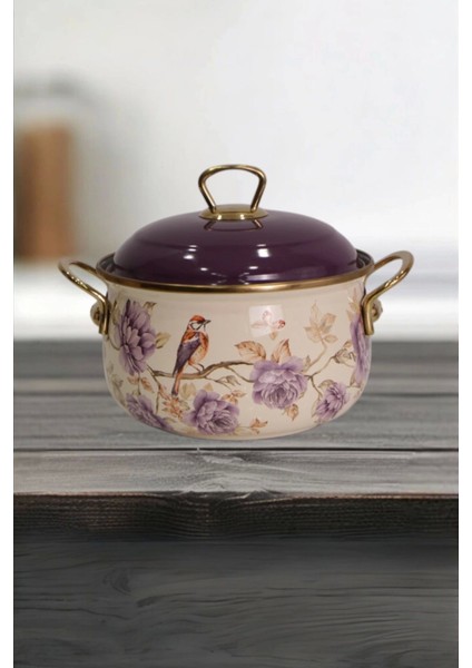 Mor Emaye Derin Bombeli Tencere 18 Cm, Şık ve Dayanıklı Mutfak Gereci indirimleri