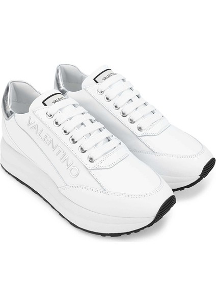 Kadın Hakiki Deri Beyaz/gümüş Sneakers & Spor Ayakkabı fiyatları