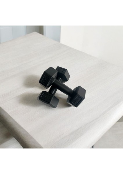 2'li Siyah Dambıl Ağırlık Seti, 1 kg x 2 Adet, Dayanıklı ve Kullanışlı Spor Ekipmanı indirimleri