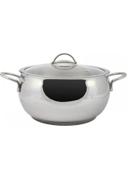 Yeşil 20 cm Inox Derin Tencere, Şık ve Dayanıklı Mutfak Gereci