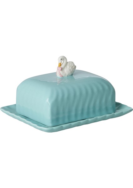 Seramik Tereyağlık - Mavi Kuğu fiyatları