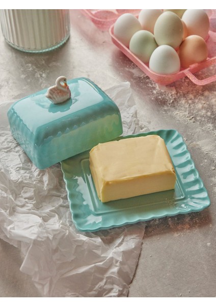 Seramik Tereyağlık - Mavi Kuğu modelleri