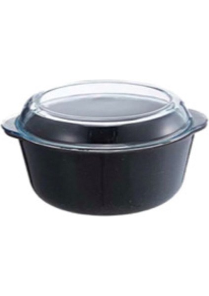 Sağlam ve Şık Granit Kaplama Yapışmaz Tencere, Siyah Renk Seçeneği