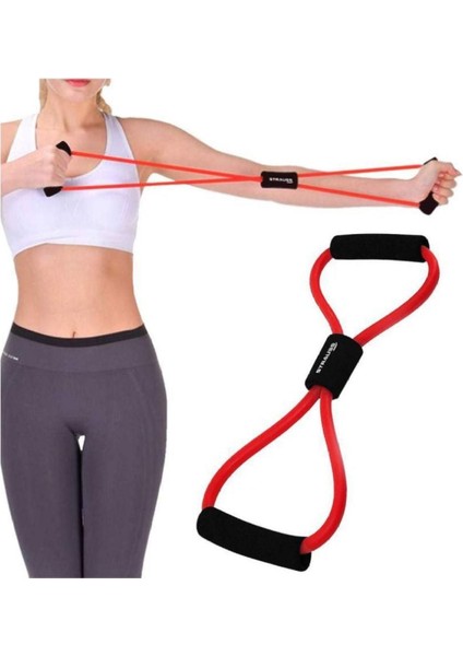 Mavi 8 Şekil Egzersiz Direnç Lastiği, Esneklik ve Güç Artırıcıdır fiyatları