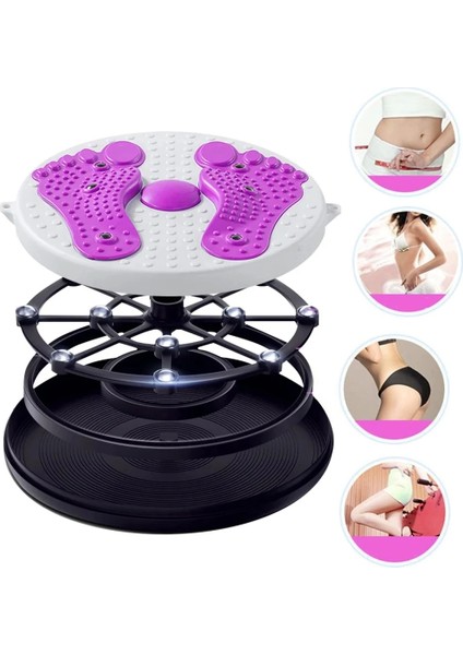 Döner Zayıflama ve Bel Inceltme Diski - Vücut Şekillendirici Egzersiz Aleti (5047) fiyatları