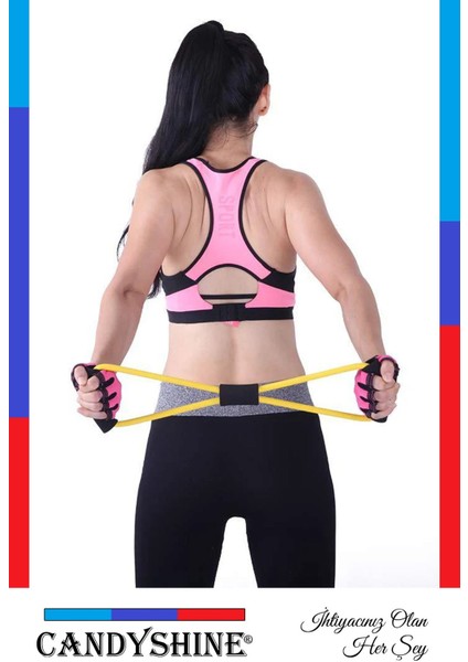 Mavi Direnç Lastiği ile Yoga ve Spor Yap, Formunu Koru ve Güçlen. fırsatları