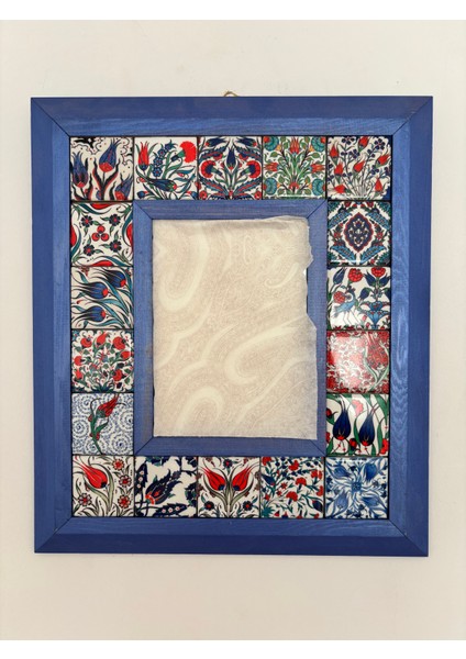 Kütahya Çini Magnet Ayna 30*35 cm Dekoratif Ayn modelleri