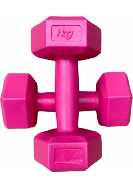Fuşya Pembe Mini Plates ve Dambıl Seti, Sağlıklı ve Şık Spor Ekipmanı fiyatları