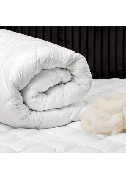 Çift Kişilik Yün Yorgan 195X215 cm - %100 Kuzu Yünü, 3 Kg, Nefes Alır, Terletmez, 4 Mevsim Konfor fiyatları