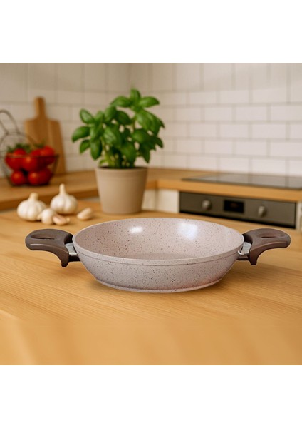 Bej Granit 18CM Sahan, Şık ve Dayanıklı Mutfak Gereci modelleri