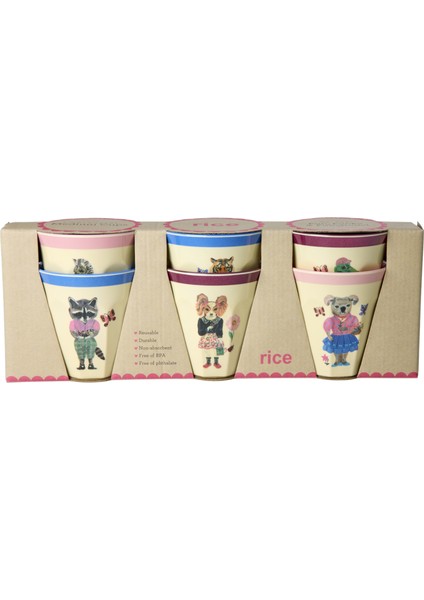 Melamin Orta Boy Bardak Seti - Nathalie Lété