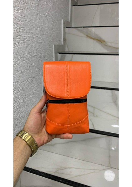 Hakiki Deri Mini Çapraz Çanta