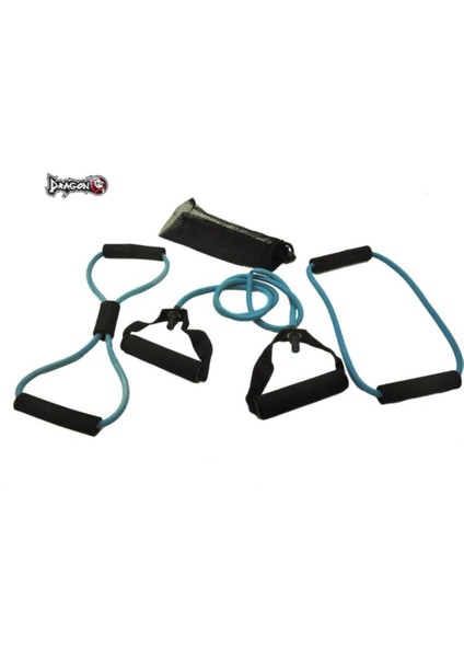 Beyaz 3'lü Latex Çalışma Seti - Pilates ve Egzersiz Direnç Lastiği fiyatları