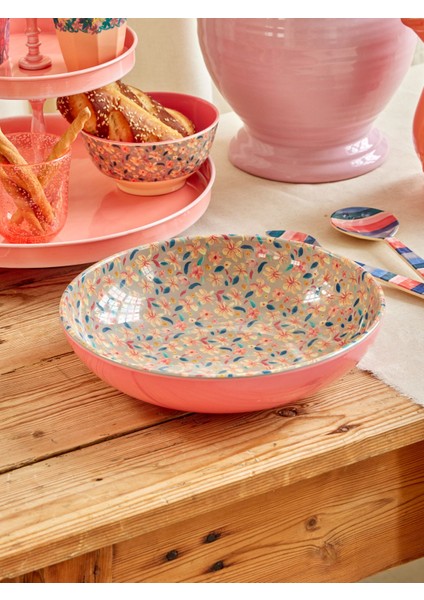 Melamin Salata Kasesi - Pembe Çiçek fiyatları