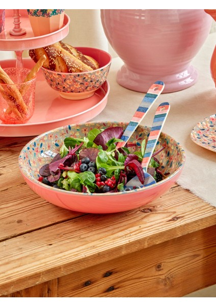 Melamin Salata Kasesi - Pembe Çiçek modelleri