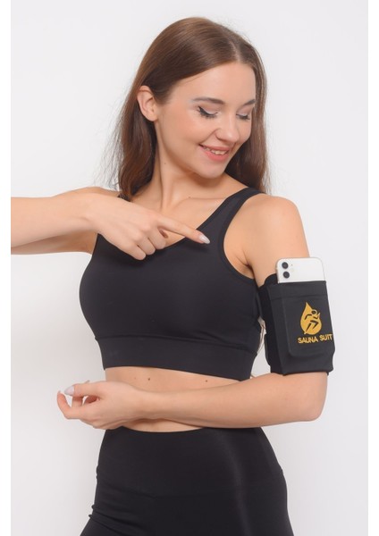 Siyah Sporcu Kol Bandı, Tüm Telefonlara Uyumlu ve Güçlü Tasarım fiyatları