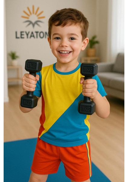 2'li 1kg Siyah Dambıl Seti, Ev ve Spor Salonu Için Ideal Seçenek fiyatları