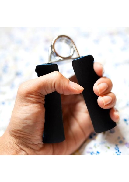 Mavi Renkli Kol ve Parmak Güçlendirme Elastik Egzersiz Yayı