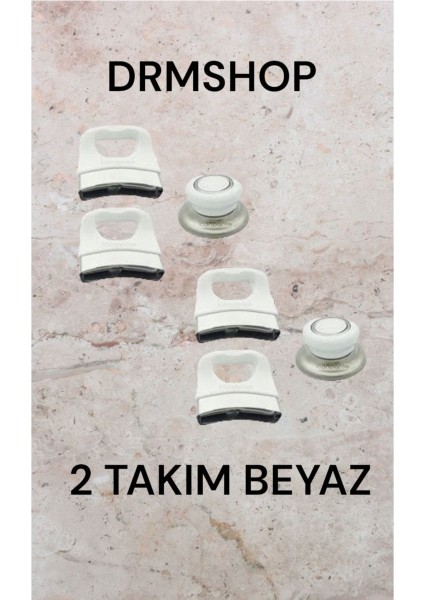3’lü Tencere Tava Kulp Seti, Beyaz, 2 Adet