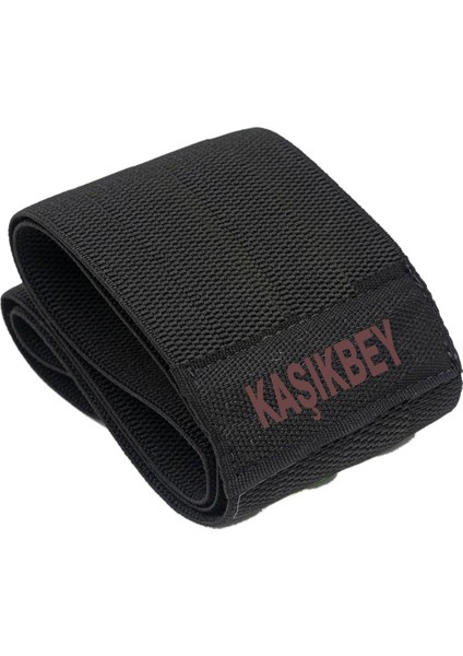 Siyah Orta Sert Direnç Bantı, Pilates, Yoga ve Fitness Egzersizi Için Uygun