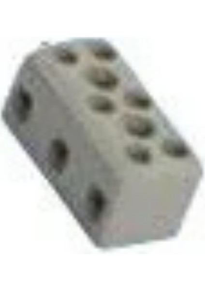 1 No 3'lü Porselen Klemens