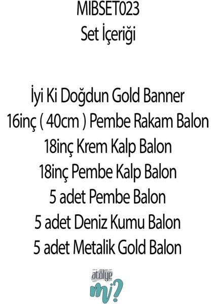 4 Yaş Pembe Doğum Günü Balon Seti 16INÇ Pembe Rakam Iyi Ki Doğdun Bannerlı Set fırsatları