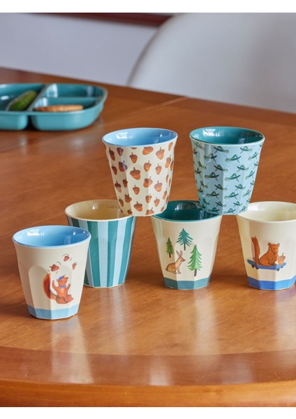 Melamin Küçük Bardak Seti - Happy Forest modelleri