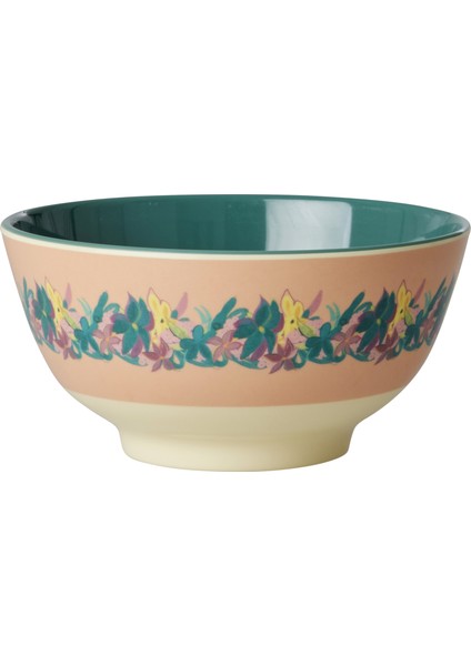 Melamin Kase - Büyük Boy Yeşil Çiçek