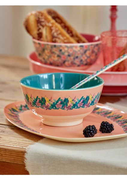 Melamin Kase - Büyük Boy Yeşil Çiçek modelleri