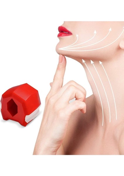 Pembe Çene Egzersiz Topu ve Aleti ile Güzel Hatlar