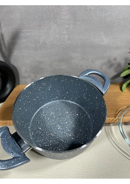 20 cm Gri Granit Derin Ezme Tencere, Şık ve Dayanıklı Mutfak Gereci modelleri