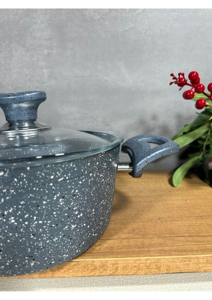 20 cm Gri Granit Derin Ezme Tencere, Şık ve Dayanıklı Mutfak Gereci indirimleri