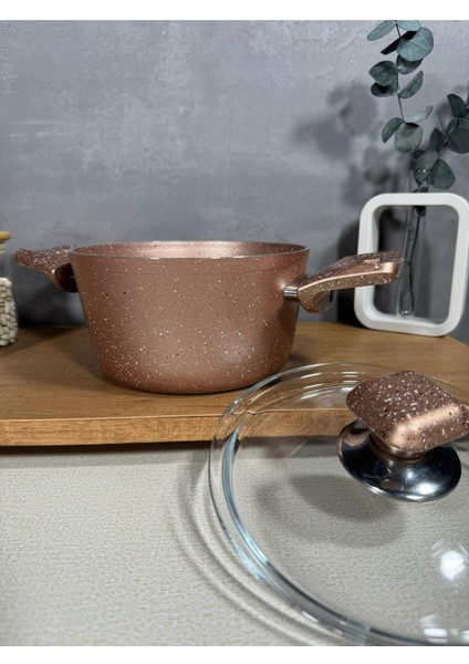 20 cm Granit Ezme Derin Tencere, Dayanıklı ve Şık Mutfak Gereci fırsatları