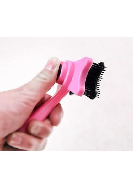 Otomatik Temizleyen Tuşlu Kedi Köpek Fırçası, Pratik ve Temiz Bakım Aracı