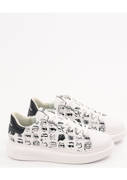 Beyaz Erkek Deri Sneaker Kaprı Mens Twin Nft Graffiti fiyatları