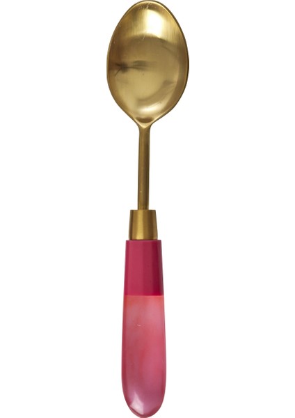 Paslanmaz Çelik Kaşık - Pembe