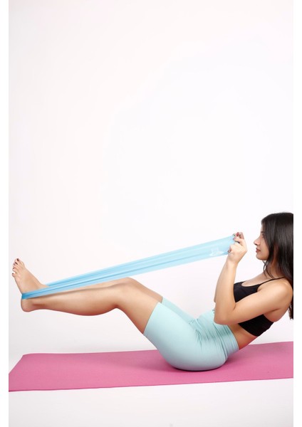 Kahverengi 3'lü Pilates Bandı Seti, Esneklik ve Güç Kazandırıcı Antrenman Ekipmanı