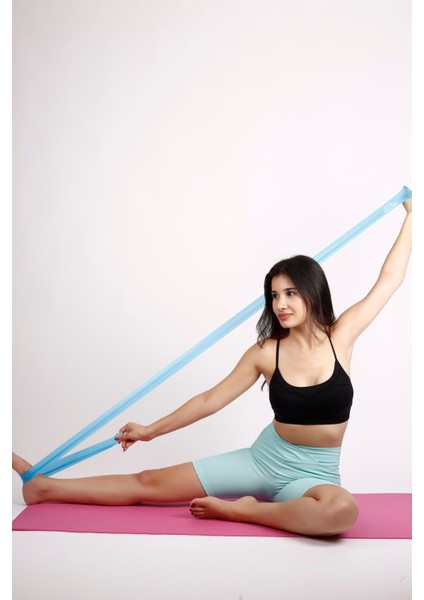 Kahverengi 3'lü Pilates Bandı Seti, Esneklik ve Güç Kazandırıcı Antrenman Ekipmanı fiyatları