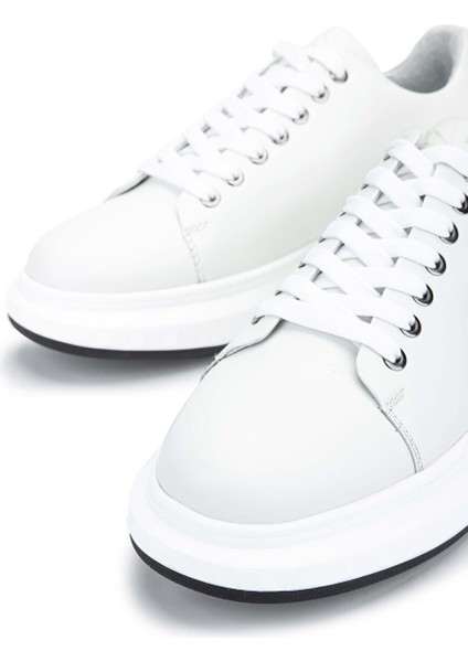 Lacivert Erkek Deri Sneaker 381 19669 Erk Ayk Y24 fırsatları