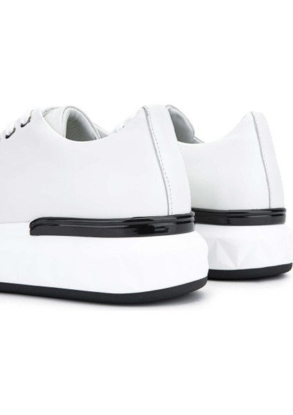 Lacivert Erkek Deri Sneaker 381 19669 Erk Ayk Y24 indirimleri