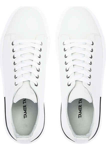 Lacivert Erkek Deri Sneaker 381 19669 Erk Ayk Y24