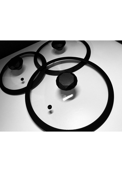 Siyah 18 cm Silikon Tencere Cam Kapağı, Pratik ve Dayanıklı Mutfak Aksesuarı modelleri