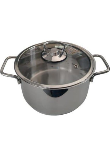 Çelik Derin Tencere 18 cm Metal Sap, Dayanıklı ve Şık Mutfak Gereci