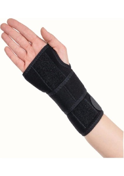 El Bilek Ateli, Neopren Kumaş, Metal Destekli, Sağ ve Sol El Için Uygun Siyah