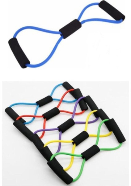 Siyah Pilates ve Jimnastik Direnç Lastiği, Egzersiz ve Yoga Için Ideal