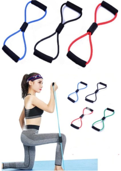 Siyah Pilates ve Jimnastik Direnç Lastiği, Egzersiz ve Yoga Için Ideal fiyatları