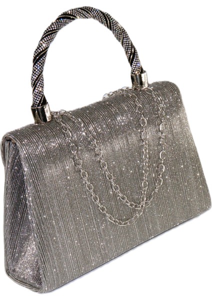 Lazer Kumaş. Platin Abiye Çanta. Taşlı Kadın Abiye Çanta. Abiye Çanta Metalik. Gri El Düğün Çantası fiyatları