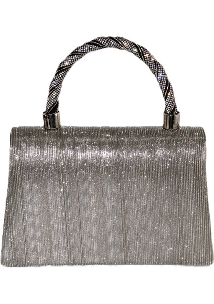 Lazer Kumaş. Platin Abiye Çanta. Taşlı Kadın Abiye Çanta. Abiye Çanta Metalik. Gri El Düğün Çantası fırsatları