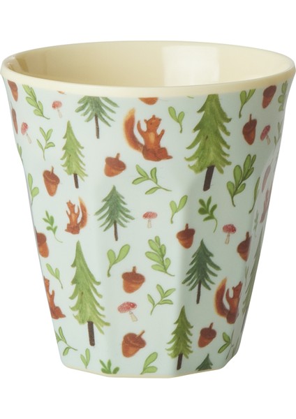 Melamin Çocuk Bardak - Yeşil Mutlu Orman