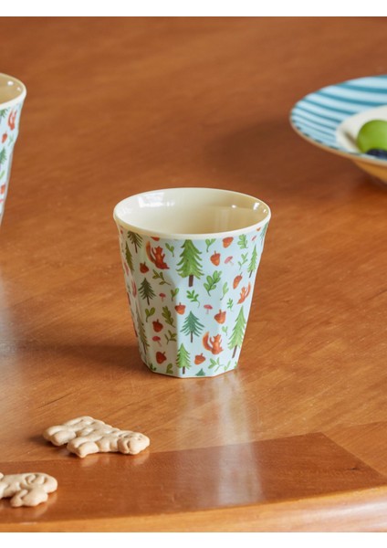 Melamin Çocuk Bardak - Yeşil Mutlu Orman fiyatları